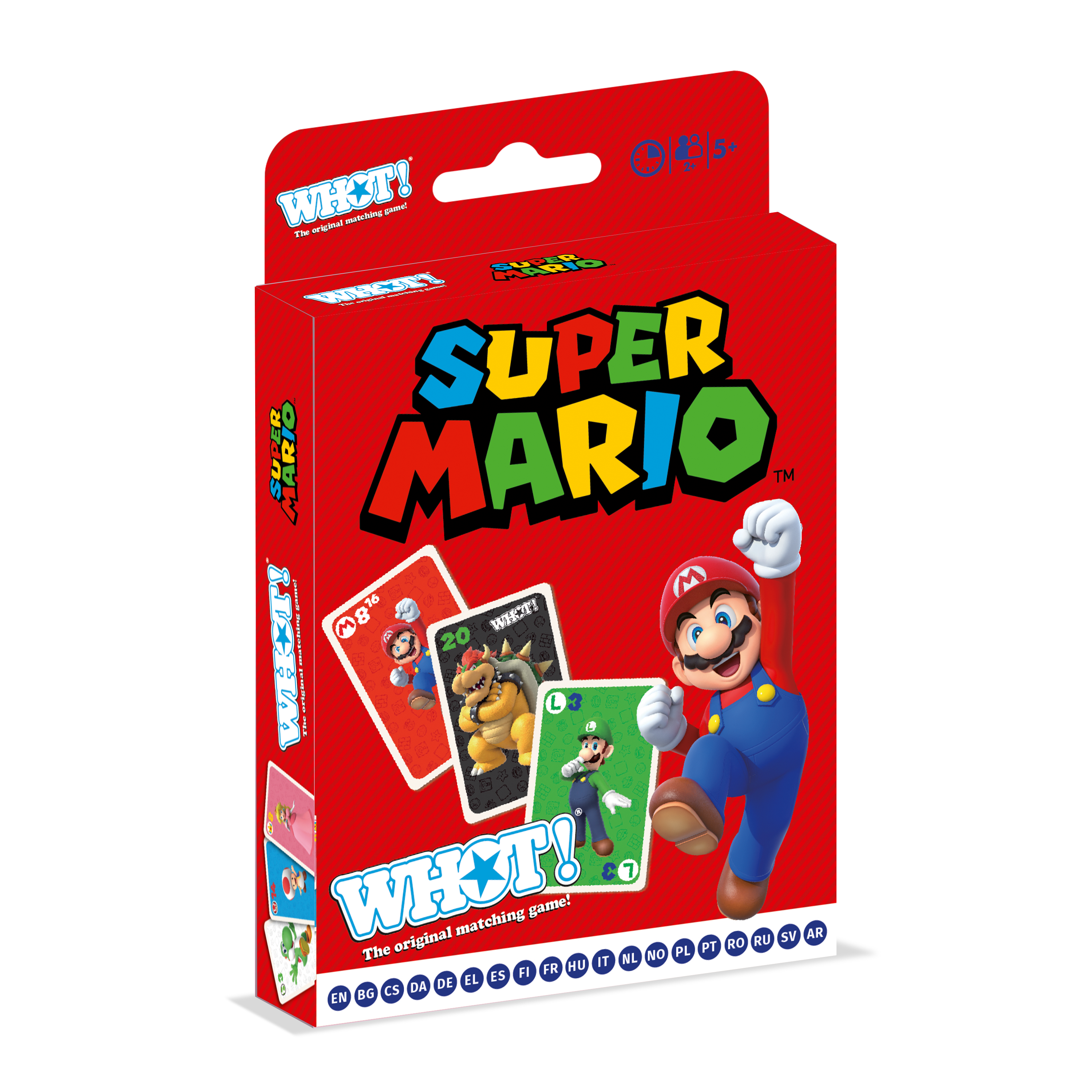 Nintendo - Whot Super Mario - Jeu de Cartes