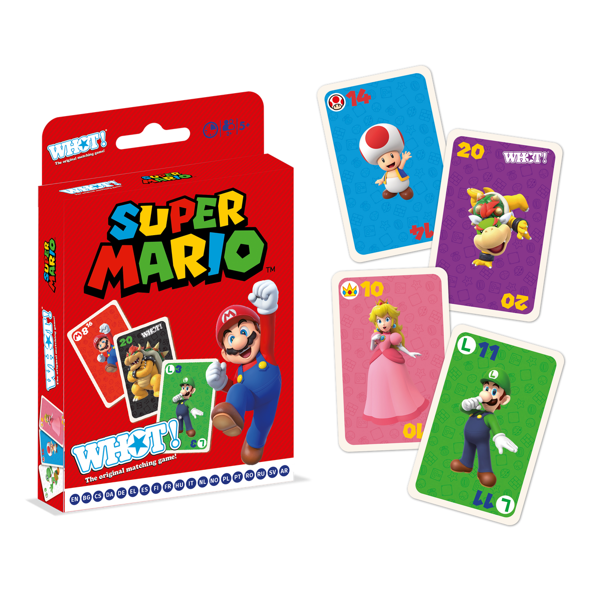 Nintendo - Whot Super Mario - Jeu de Cartes
