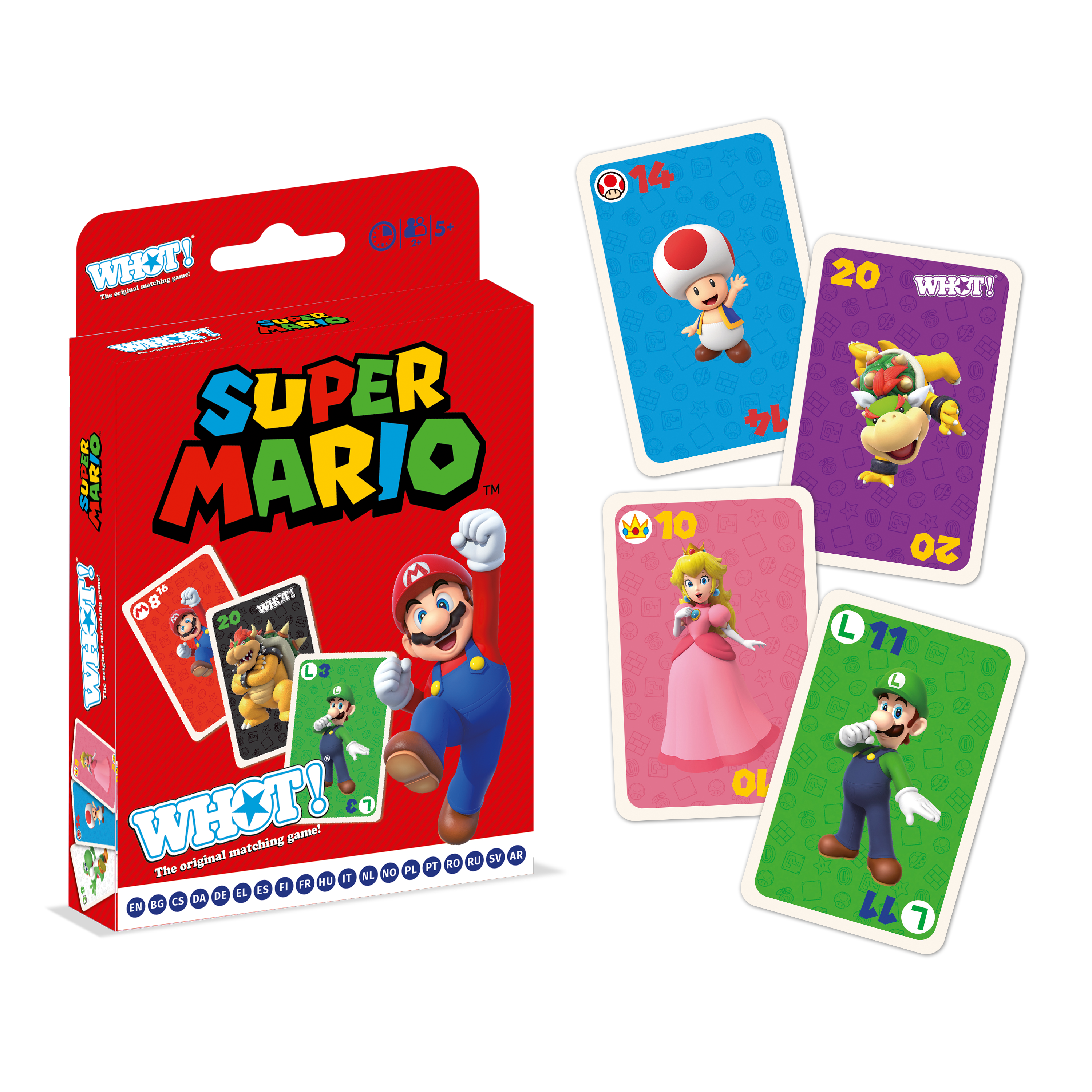 Nintendo - Whot Super Mario - Jeu de Cartes