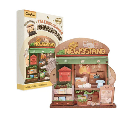 Mini Maison Kiosque à Journaux DIY - 50 pièces