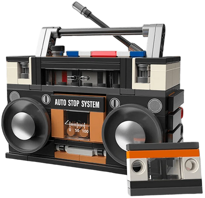 Kit de Construction - Radio-Cassette 1988 Pop Series - 168 pièces