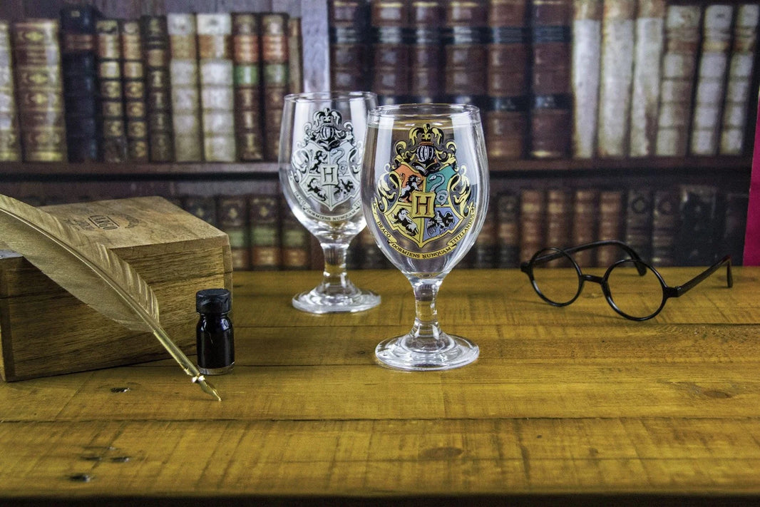 Harry Potter - Verre - Calice Thermo-Réactif avec Blason de Poudlard