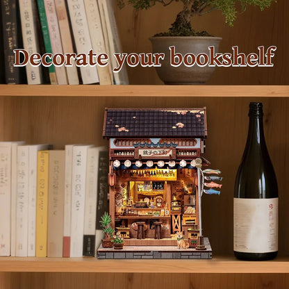 Maison Miniature Choshi no Shitamachi DIY - 218 pièces et éclairage LED