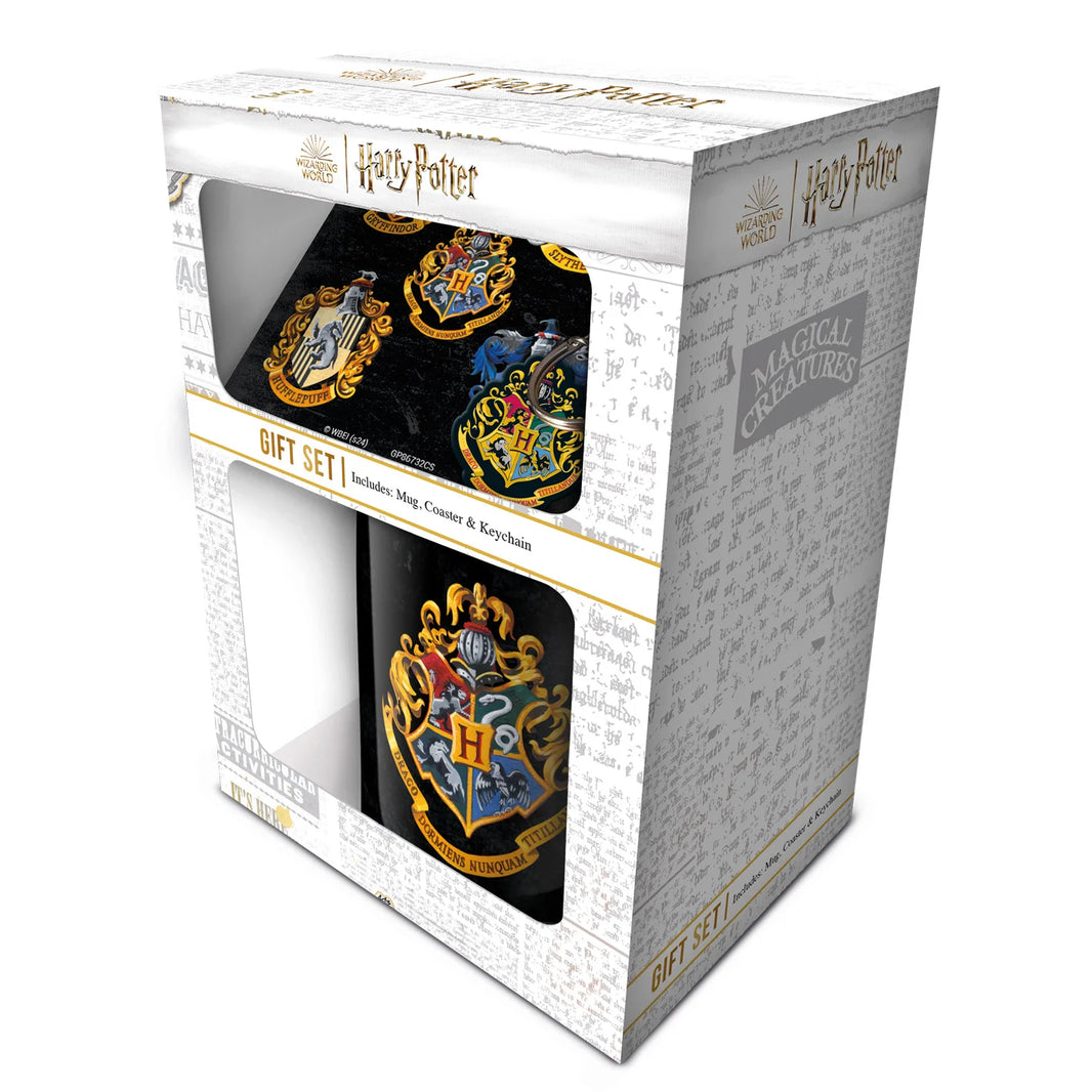 Harry Potter - Coffret Cadeau - Mug + Porte-clés + Sous-verre