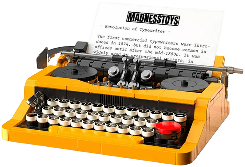 Kit de Construction - Machine à Écrire 1980 Pop Series - 254 pièces