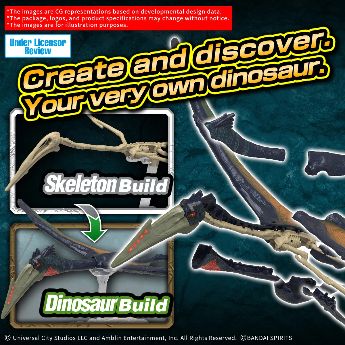 Jurassic World - Plannosaurus Model Kit Quetzalcoatlus