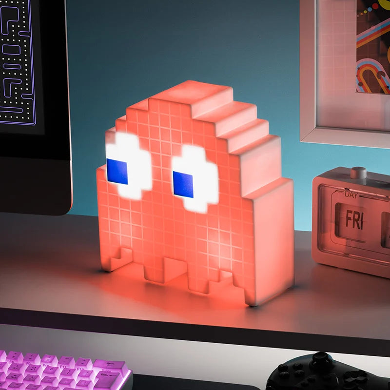 PAC-MAN Lampe Fantôme 16 Couleurs Rouge