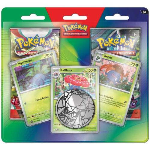 Pokémon - Pack 2 Boosters + Mystherbe, Ortide & Rafflesia - FR