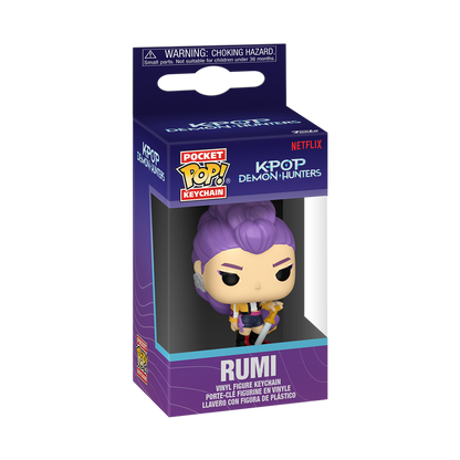 KPop Demon Hunters - Porte-clés Pocket Pop! Rumi