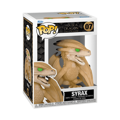 House of the Dragon - Figurine Pop! Syrax N°07 Boîte