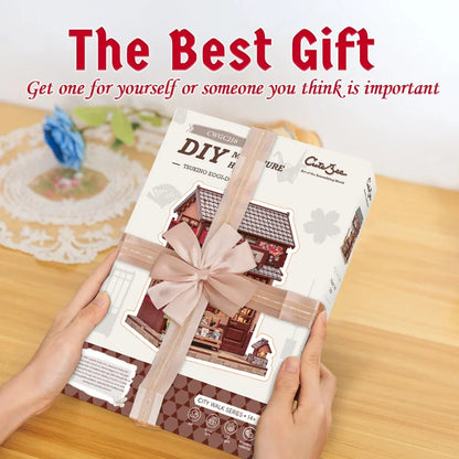 Maison Miniature Tsukino Eogi-Dou DIY - 224 pièces et éclairage LED