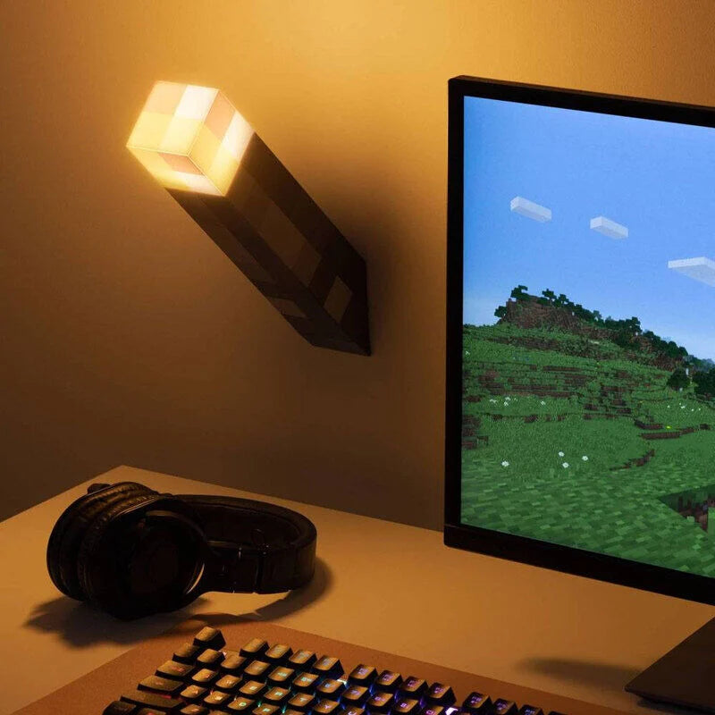 Lampe Minecraft Torche Réaliste