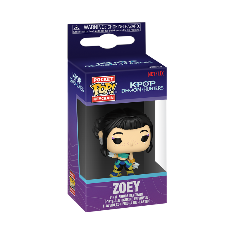 KPop Demon Hunters - Porte-clés Pocket Pop! Zoey