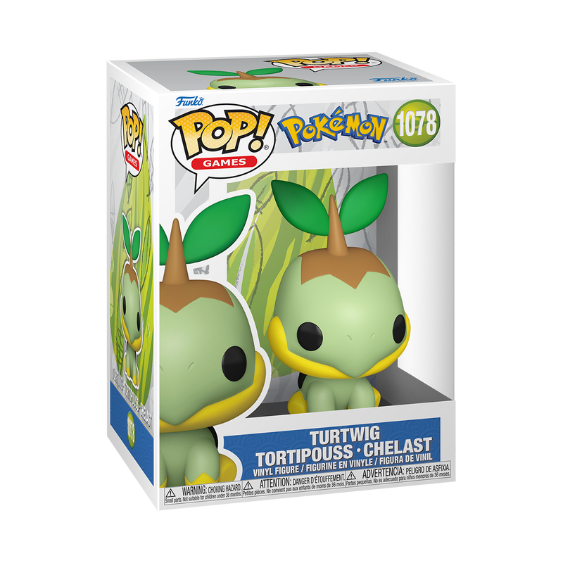 Pokémon - Figurine Pop! Tortipouss N°1078 Boîte