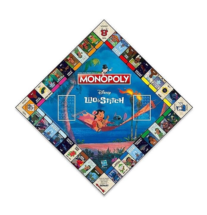 Disney - Jeu de Société - Monopoly Lilo & Stitch - Plateau