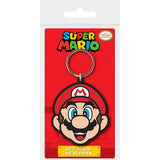 Porte-clés Super Mario en caoutchouc de 6cm