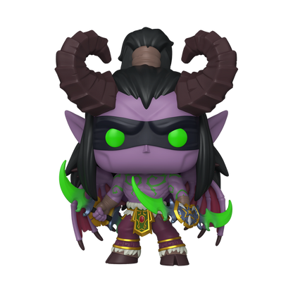 World Of Warcraft - Figurine Pop! Illidan (avec Chase) N°1101