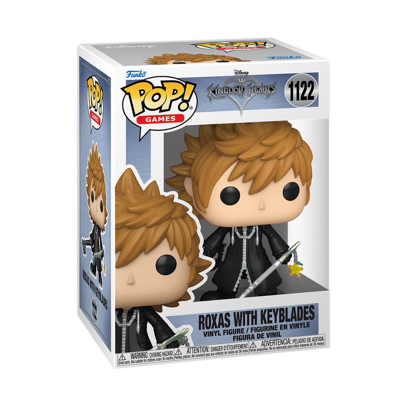 Kingdom Hearts - Figurine Pop! Roxas avec Keyblades N°1122