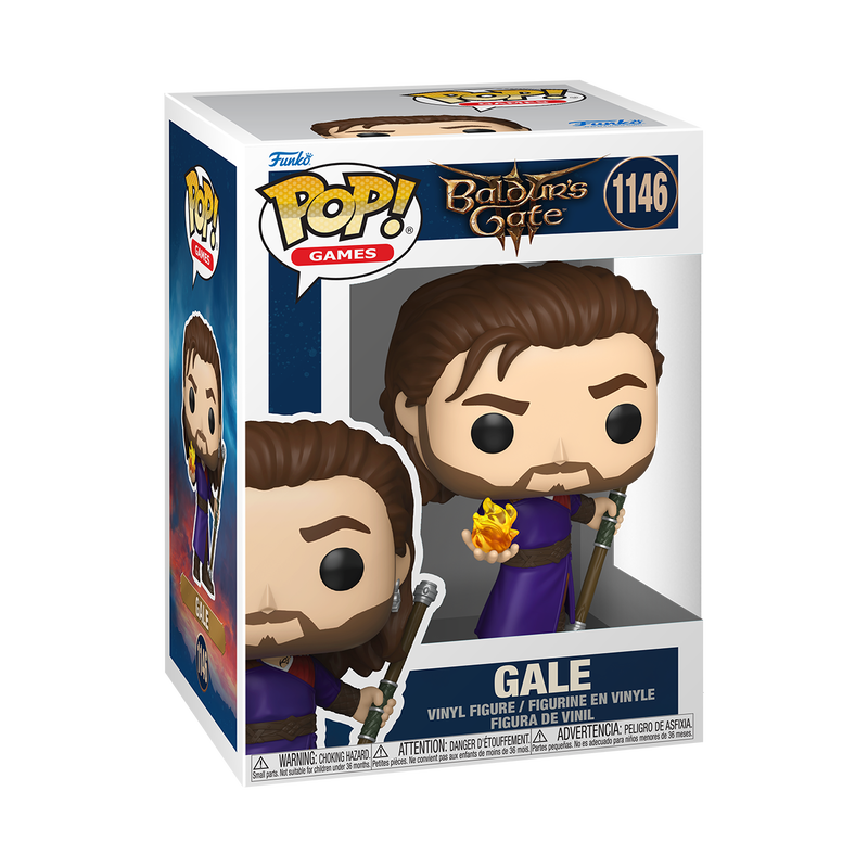 Baldur's Gate - Figurine Pop! Gale (avec Chase) N°1146