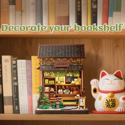 Maison Miniature Kanmi-Dokoro Kurihara DIY - 227 pièces et éclairage LED