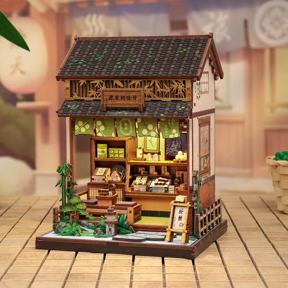 Maison Miniature Kanmi-Dokoro Kurihara DIY - 227 pièces et éclairage LED