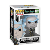 Rick & Morty - Figurine Pop! Rick armé (Weaponized Rick) N°172 - en boîte