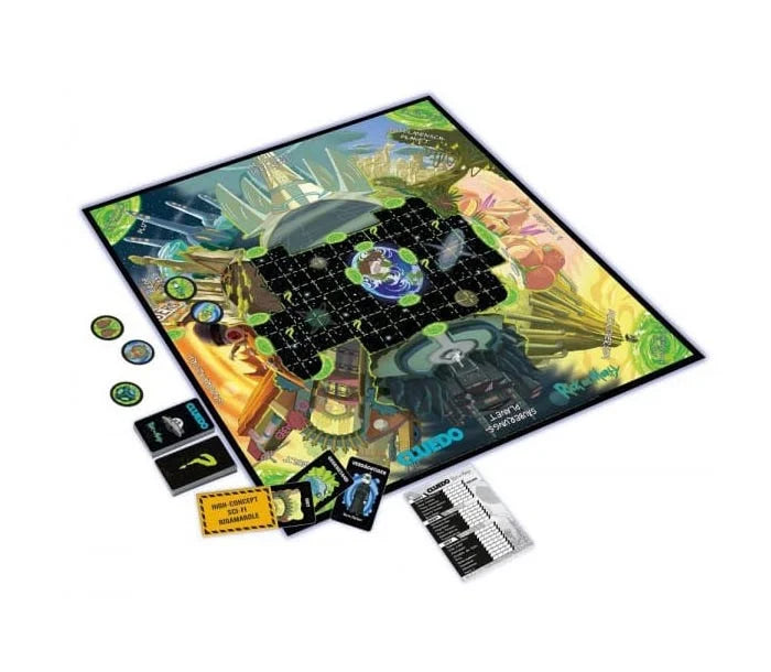 Jeu de société Cluedo Rick & Morty Plateau