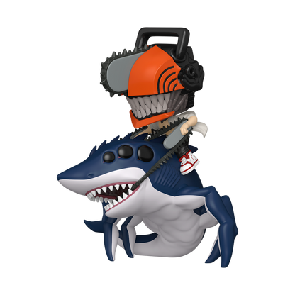 Chainsaw Man Reze - Figurine Pop! Ride Deluxe Chainsaw Man & Beam N°147