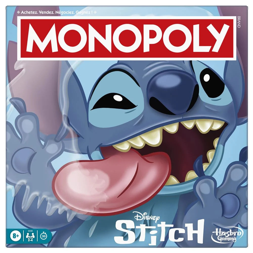 Hasbro - Jeu de Société Monopoly Stitch - Boîte