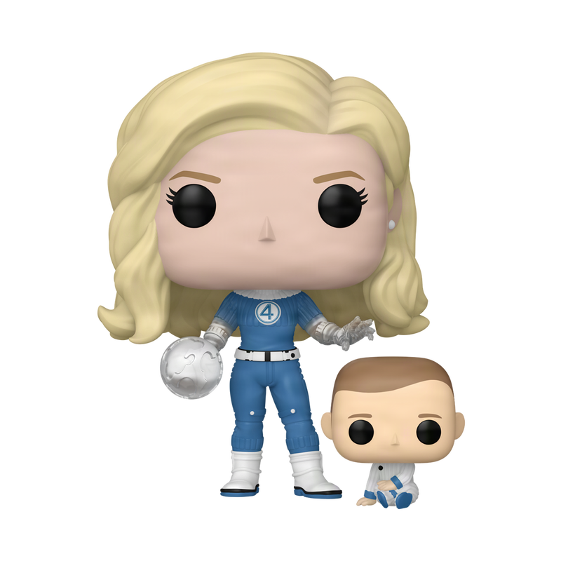 Marvel - Figurine Funko Pop! La Femme Invisible et Franklin N°1514 Figurine