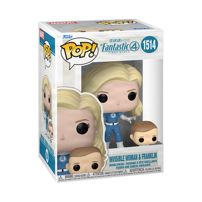 Marvel - Figurine Funko Pop! La Femme Invisible et Franklin N°1514 Boîte