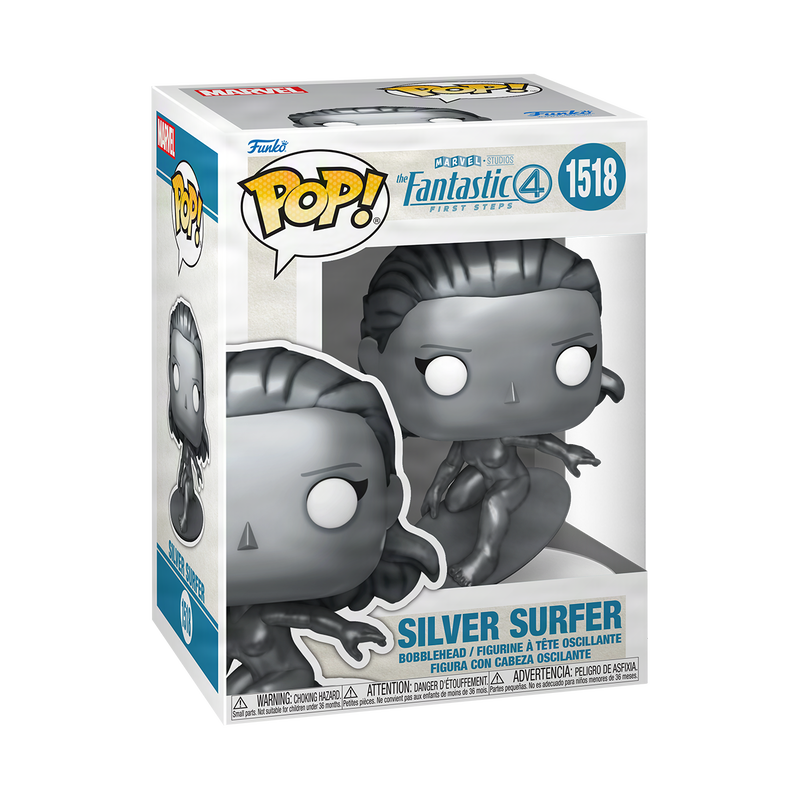 Marvel - Figurine Funko Pop! Surfeur d'Argent N°1518 Boîte