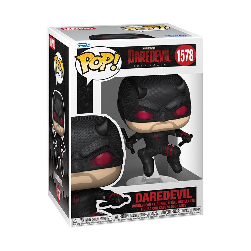 Marvel - Figurine Pop! Daredevil (Combinaison Noire) N°1578
