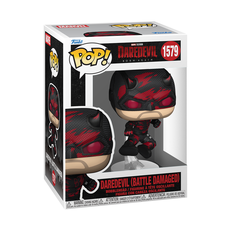 Marvel - Figurine Pop! Daredevil (Endommagé au Combat) N°1579