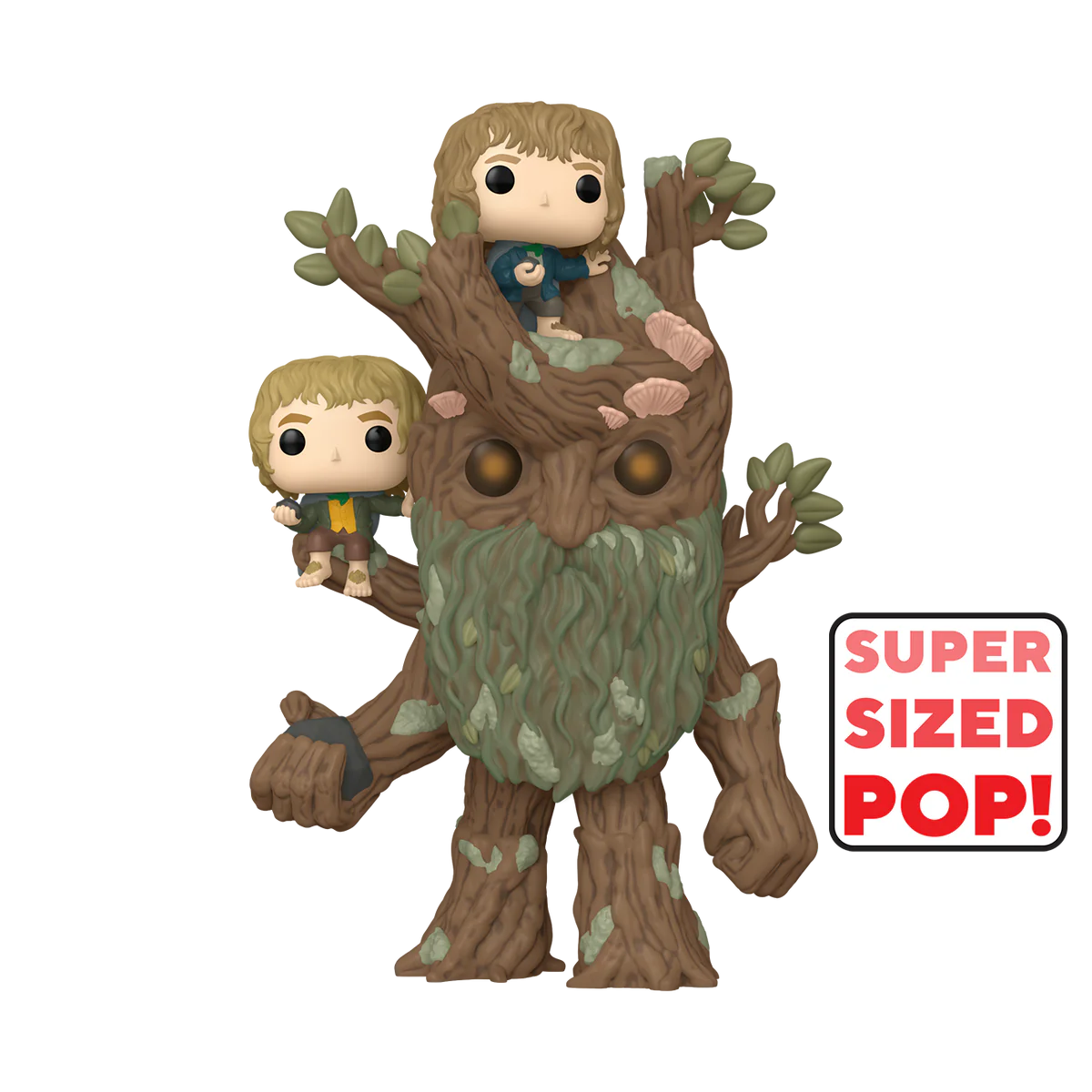 Le Seigneur des Anneaux - Figurine Pop! Super Sylvebarbe avec Merry et Pippin N°1579