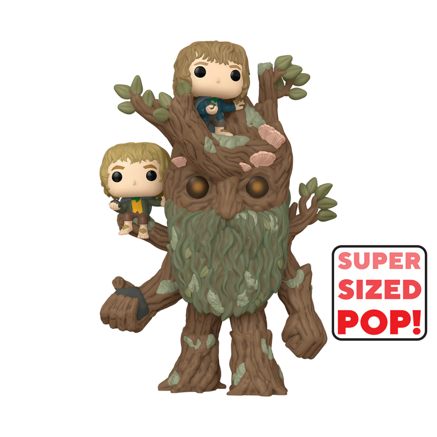 Le Seigneur des Anneaux - Figurine Pop! Super Sylvebarbe avec Merry et Pippin N°1579