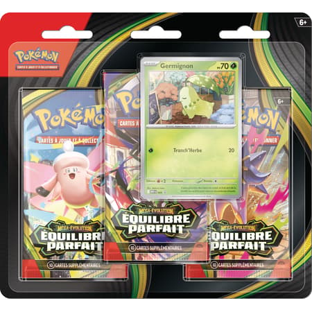 Pokémon - Blister 3 Boosters Équilibre Parfait ME 03 - FR