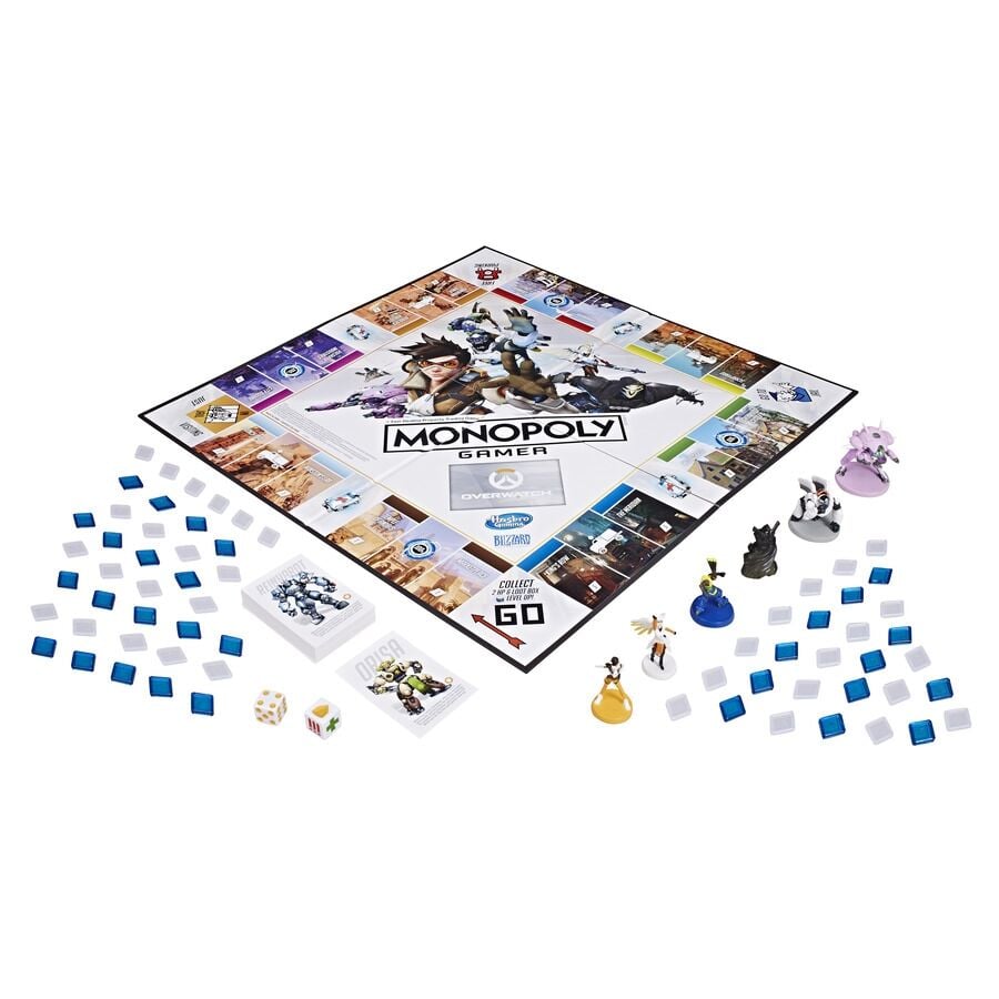 Hasbro - Monopoly Overwatch Édition Collector Plateau
