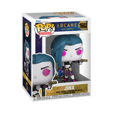 Boîte collector Funko Pop Arcane Jinx N°1602 avec fenêtre - Emballage officiel League of Legends 11x9x16cm