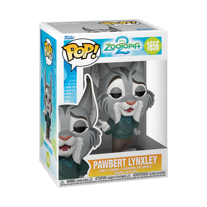 Zootopie 2 - Figurine Pop! Pawbert Lynxley N°1656