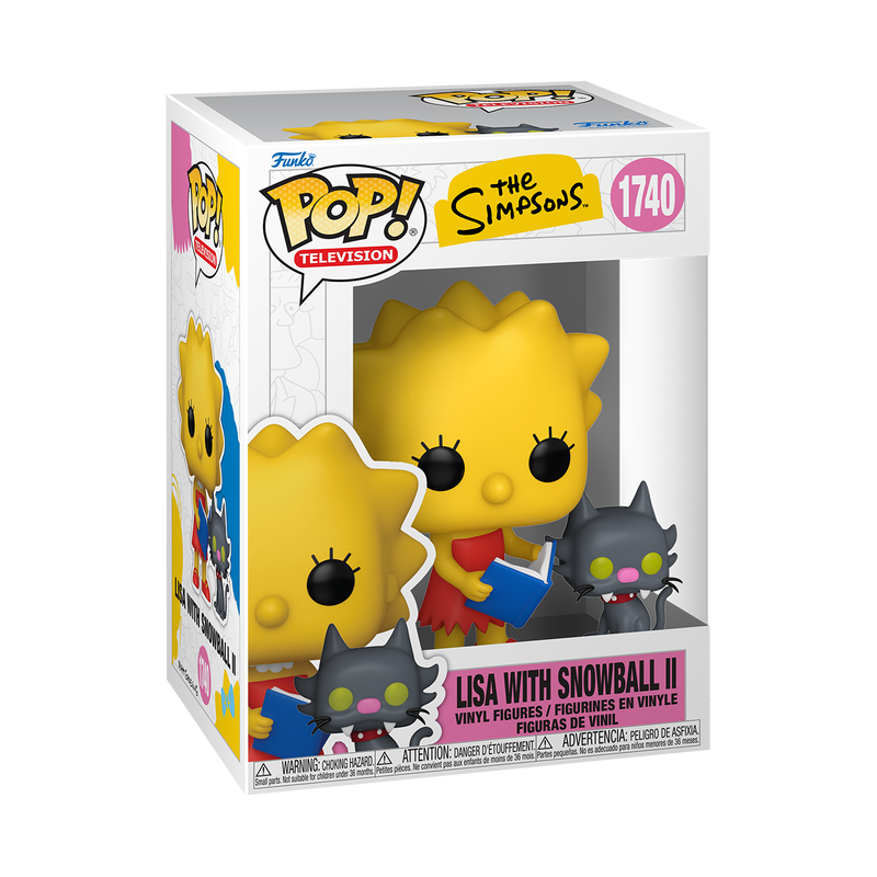 Les Simpson - Figurine Pop! Lisa avec Boule de Neige II N°1740