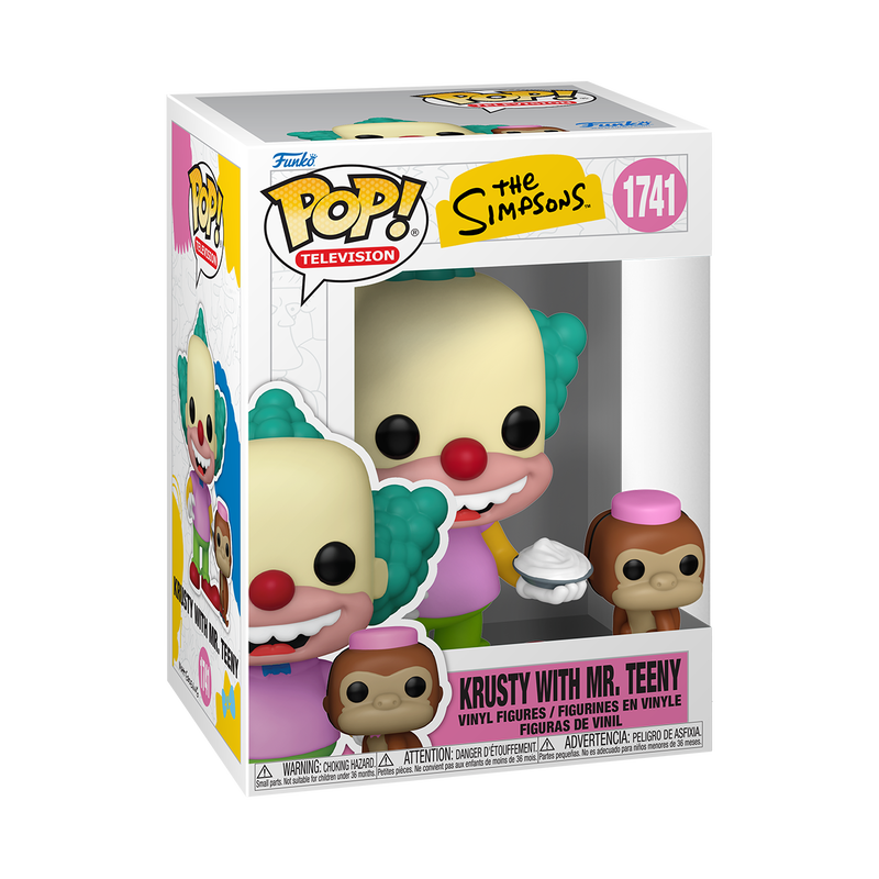 Les Simpson - Figurine Pop! Krusty et Monsieur Teeny N°1741