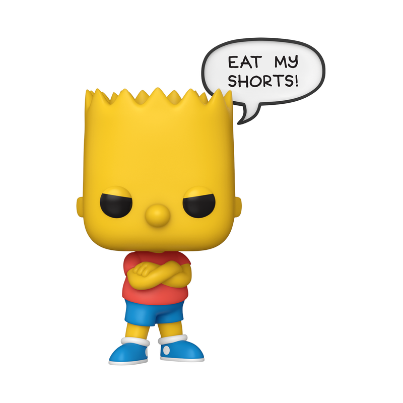 Les Simpson - Figurine Pop! Bart (Eat My Shorts!) N°1742
