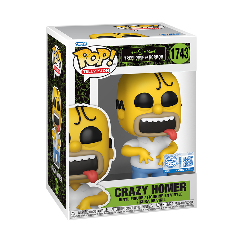 Les Simpson - Figurine Pop! Homer Fou N°1743