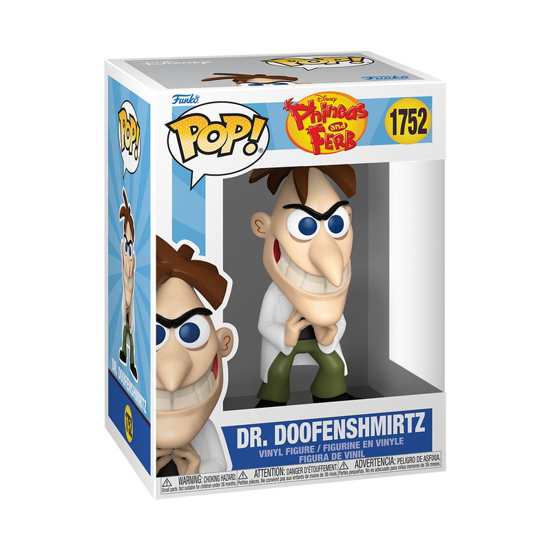 Phinéas & Ferb - Figurine Pop! Dr. Doofenshmirtz N°1752