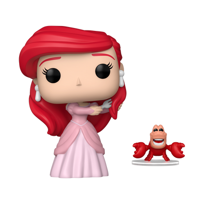 La Petite Sirène - Figurine Pop! Ariel avec Sébastien N°1755