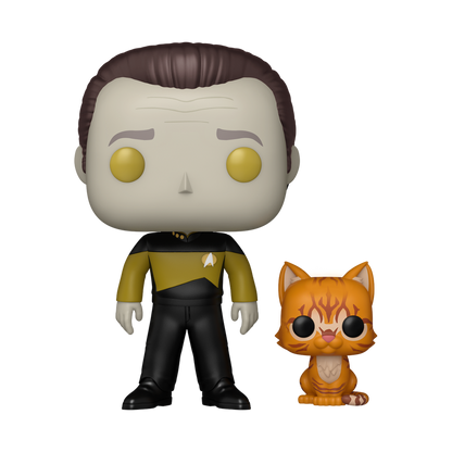 Star Trek : La Nouvelle Génération - Figurine Pop! Data avec Spot N°1755