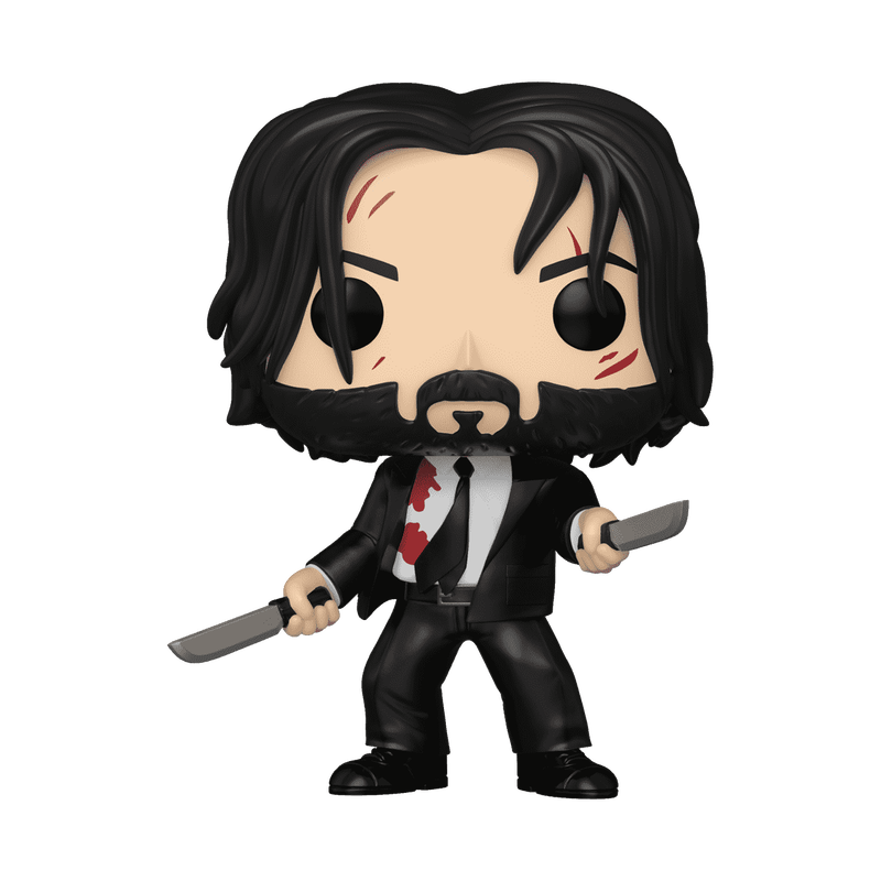 John Wick - Figurine Pop! John Wick avec couteaux N°1763 Face