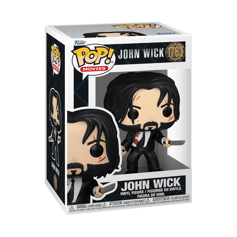 John Wick - Figurine Pop! John Wick avec couteaux N°1763 Boîte