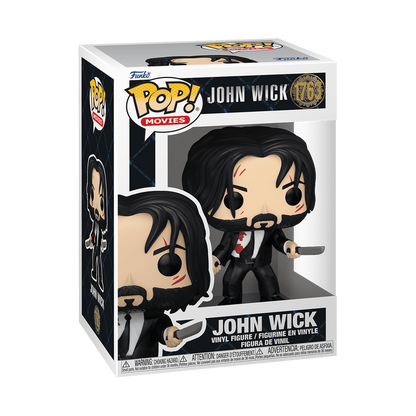John Wick - Figurine Pop! John Wick avec couteaux N°1763 Boîte